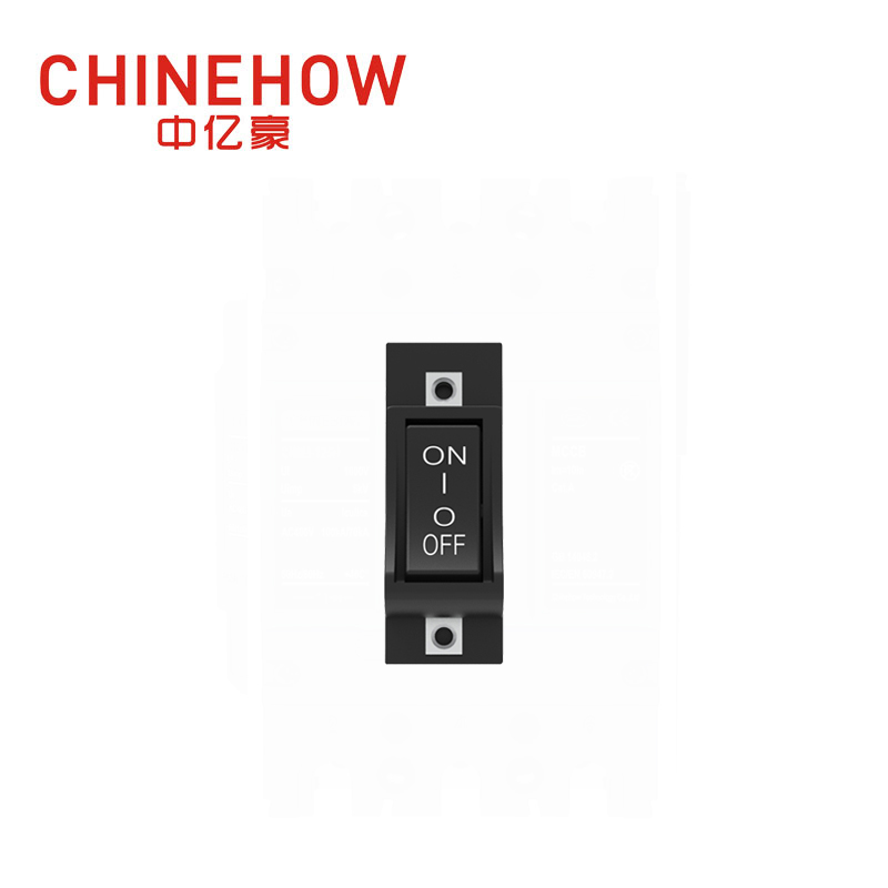 CVP-BM Hudraulic Magnetic Circuit Breaker Angle Rocker With Guard Actuator with Tab(QC250) Hilfsschalter 1P 
